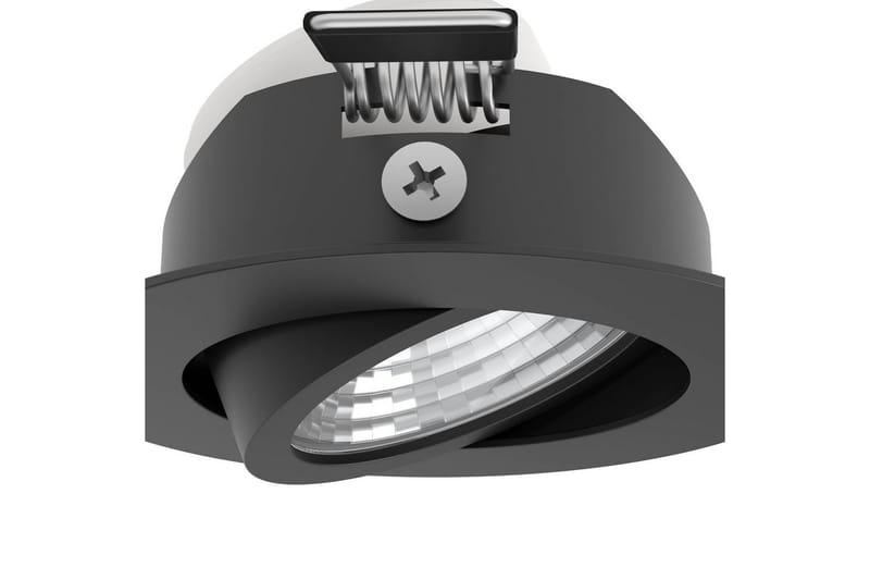 Innfelt Lampe Eglo Saliceto 3 stk Ø88 mm 2700K Svart - Svart - Belysning - Lyspærer & lyskilder - LED-belysning - LED-downlight