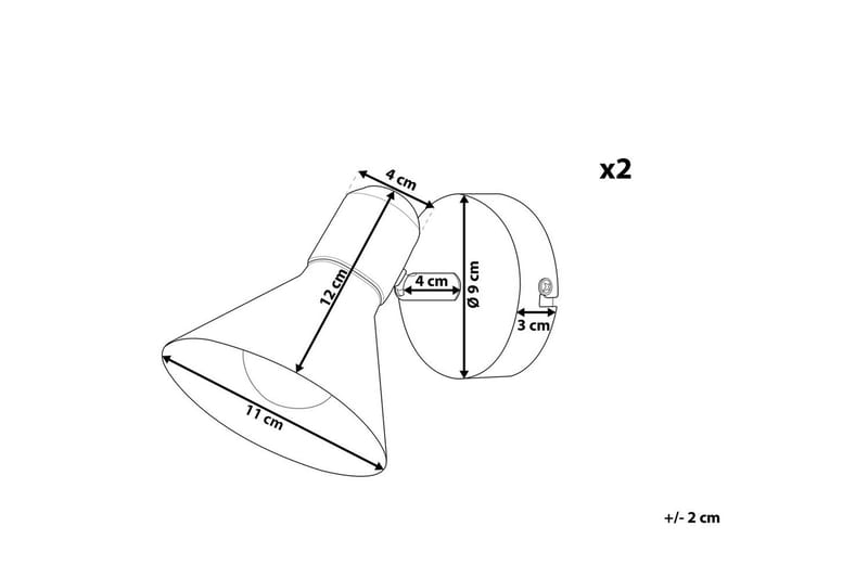 Maddalena Spotlight 2 stk E14 - Svart - Belysning - Lyspærer & lyskilder - Spotlights & downlights