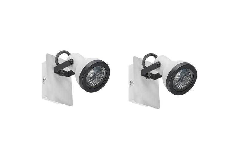 Santokari Spotlight 2 stk GU10 - Hvit/Svart - Belysning - Lyspærer & lyskilder - Spotlights & downlights