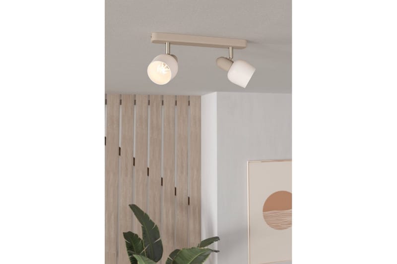 Spotlight Eglo Corato med 2 Lamper - Hvit/Beige - Belysning - Lyspærer & lyskilder - Spotlights & downlights