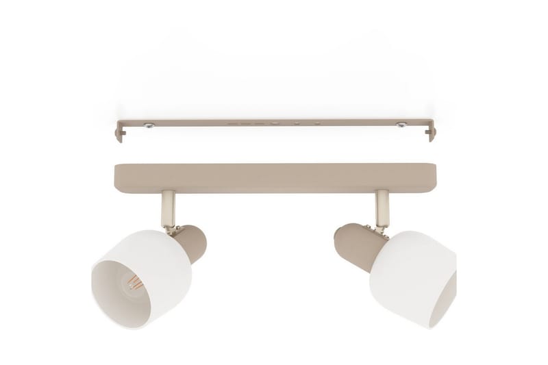 Spotlight Eglo Corato med 2 Lamper - Hvit/Beige - Belysning - Lyspærer & lyskilder - Spotlights & downlights