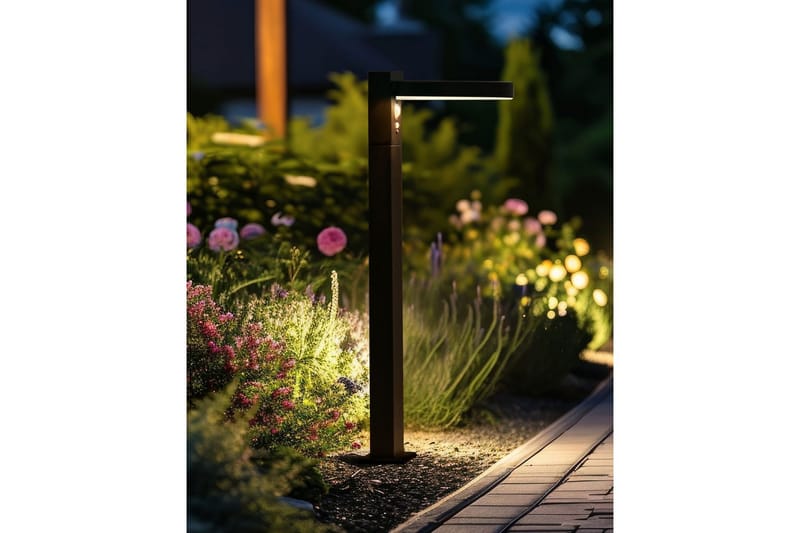 Hydra LED Solcellebelysning 50 cm - Svart - Belysning - Utebelysning - Solcelle utelys & solcellelamper