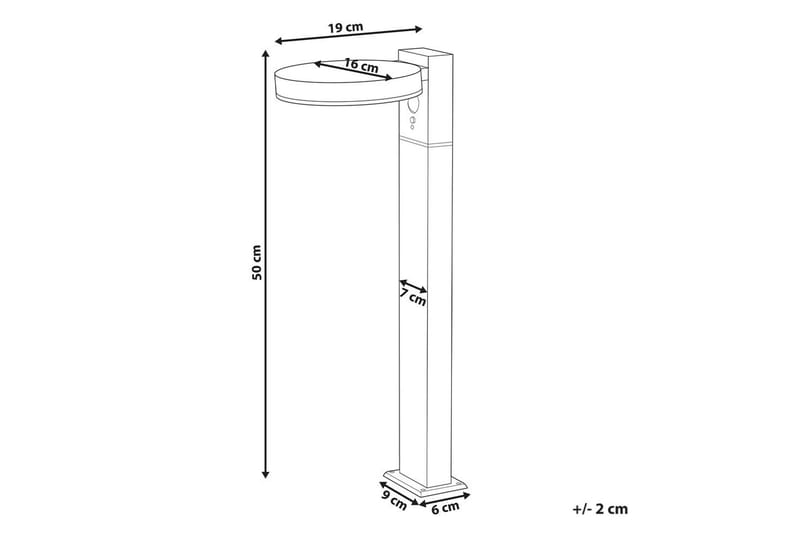 Hydra LED Solcellebelysning 50 cm - Svart - Belysning - Utebelysning - Solcelle utelys & solcellelamper