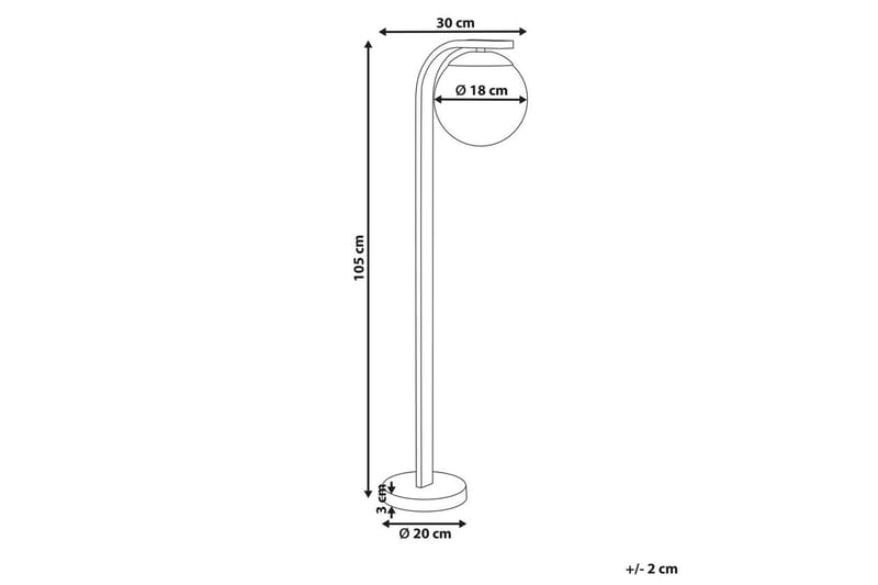 Lecula Pullertlampe 105 cm - Svart - Belysning - Utebelysning - Stolpelykt & portlykt