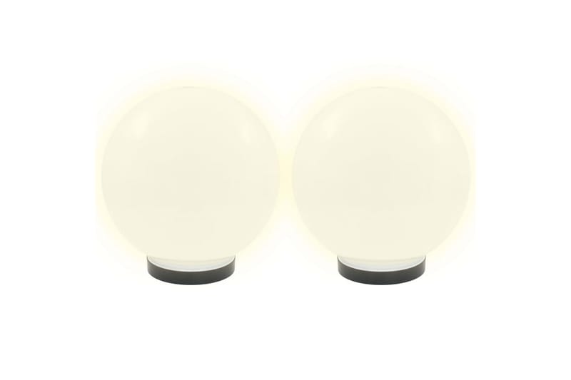 LED-kulelamper 4 stk sfrisk 25 cm PMMA - LED-belysning utendørs - Utebelysning - Pullert
