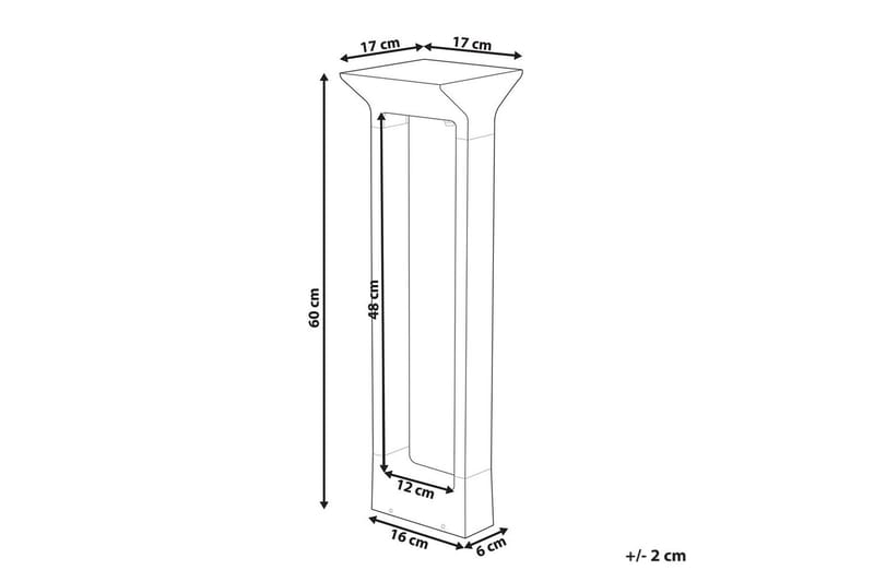 Lekstalio LED Solcellebelysning 60 cm - Svart - Belysning - Utebelysning - Solcelle utelys & solcellelamper