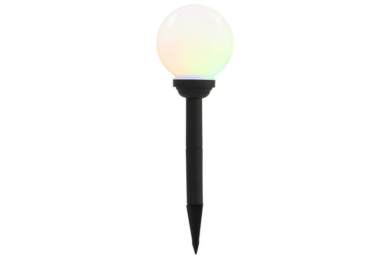 Utendørs sollampe 4 stk LED kuleformet 15 cm RGB - Belysning - Utebelysning - Solcelle utelys & solcellelamper