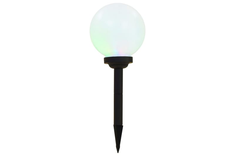 Utendørs sollampe 6 stk LED kuleformet 20 cm RGB - Belysning - Utebelysning - Solcelle utelys & solcellelamper