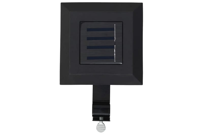 Utendørs sollamper 12 stk LED firkantet 12 cm svart - Belysning - Utebelysning - Solcelle utelys & solcellelamper