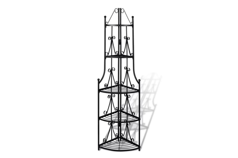 Hjørne Plante Stativ Svart - Hage - Dyrking & hagearbeid - Dyrking - Blomsterpotter - Blomsterhylle & blomsterstativ