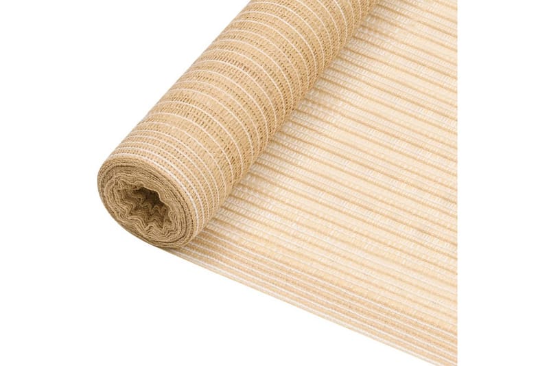 Skjermnett beige 1x25 m HDPE 150 g/m² - Beige - Hage - Dyrking & hagearbeid - Dyrking - Skadedyrbekjempelse - Myggbeskyttelse