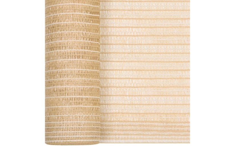 Skjermnett beige 1x25 m HDPE 150 g/m² - Beige - Hage - Dyrking & hagearbeid - Dyrking - Skadedyrbekjempelse - Myggbeskyttelse