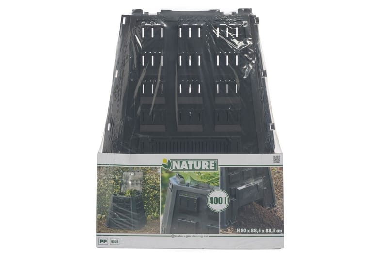 Nature Kompostbinge svart 400 L 6071480 - Hage - Dyrking & hagearbeid - Kompost - Varmkompost & kompostbeholder