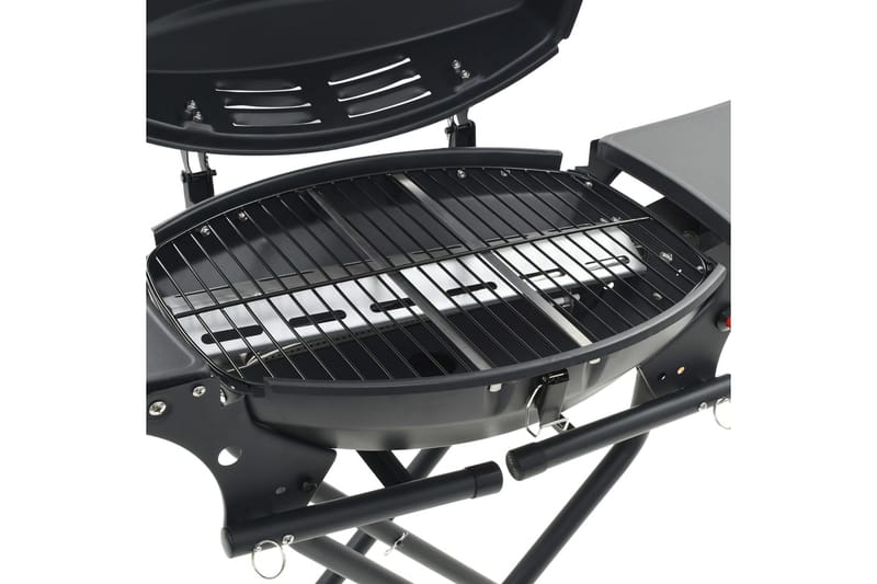 Brbar gassgrill med en kokesone svart - Hage - Griller - Gassgrill