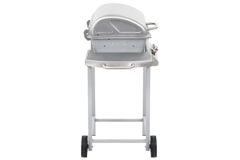 Gassgrill med 2 kokesoner sølv rustfritt stål - Hage - Griller - Gassgrill