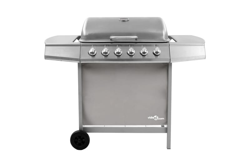 Gassgrill med 6 brennere sølv - Silver - Hage - Griller - Gassgrill