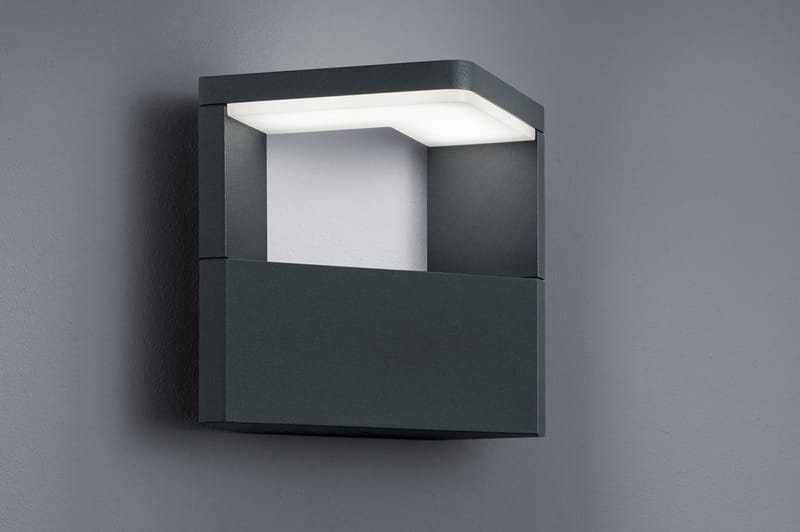 Lausen Vegglampe LED - Hvit - Hage - Utemiljø - Entré - Entrébelysning