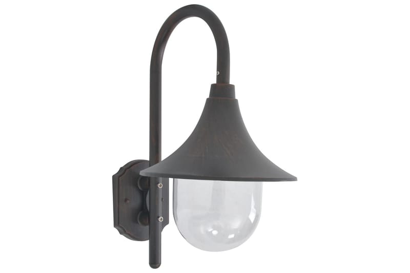 Utendørs vegglampe E27 42 cm aluminium bronse - Hage - Utemiljø - Entré - Entrébelysning