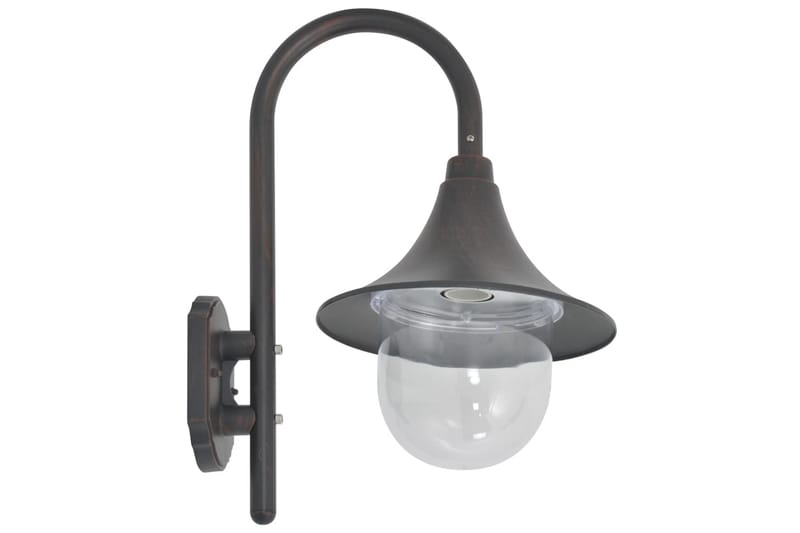 Utendørs vegglampe E27 42 cm aluminium bronse - Hage - Utemiljø - Entré - Entrébelysning