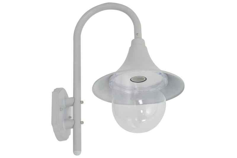 Utendørs vegglampe E27 42 cm aluminium hvit - Hage - Utemiljø - Entré - Entrébelysning