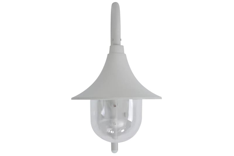 Utendørs vegglampe E27 42 cm aluminium hvit - Hage - Utemiljø - Entré - Entrébelysning