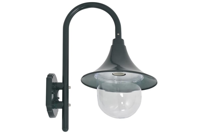 Utendørs vegglampe E27 42 cm aluminium mørkegrønn - Hage - Utemiljø - Entré - Entrébelysning