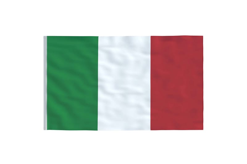 Italiensk flagg 90x150 cm - Flerfarget - Hage - Utemiljø - Hagedekorasjon - Flaggstang & flagg