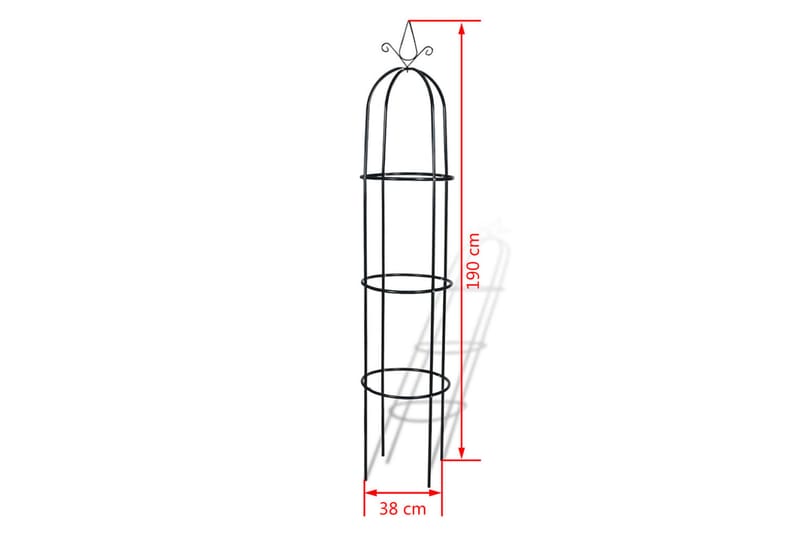 Hagebue 2 stk - Hage - Utemiljø - Hagedekorasjon - Hagefigurer & hagepynt