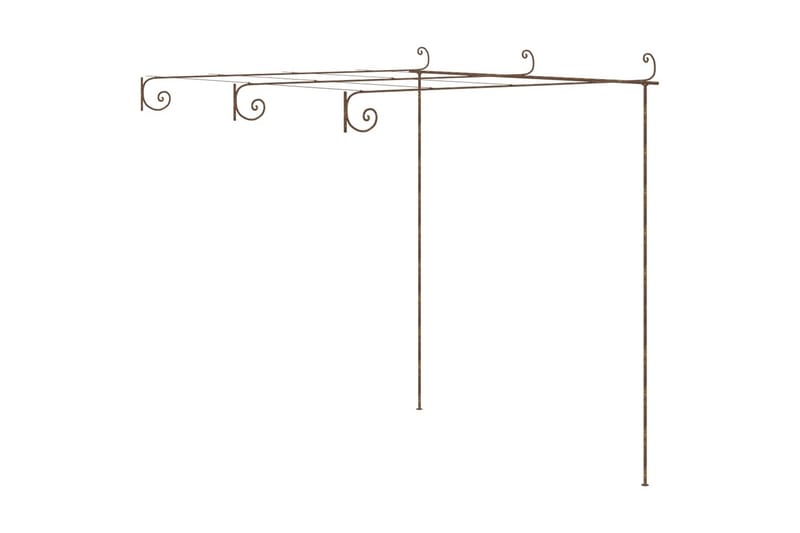 Hagebue antikk brun 3x3x2,5 m jern - Brun - Rosebue - Hagefigurer & hagepynt