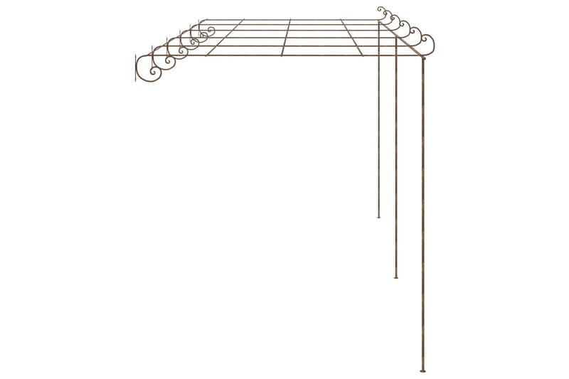 Hagebue antikk brun 6x3x2,5 m jern - Brun - Hage - Utemiljø - Hagedekorasjon - Hagefigurer & hagepynt