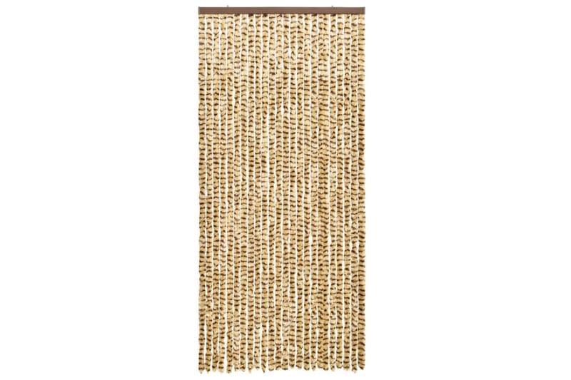 Insektgardin beige og brun 90x220 cm chenille - Beige - Hage - Utemiljø - Hagedekorasjon - Myggnett