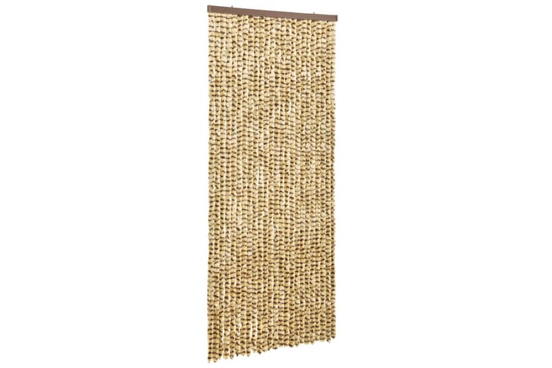 Insektgardin beige og brun 90x220 cm chenille - Beige - Hage - Utemiljø - Hagedekorasjon - Myggnett