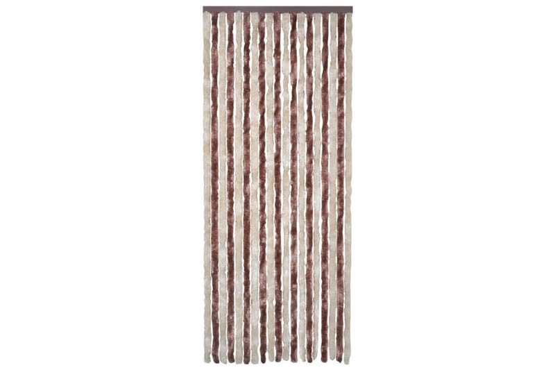 Insektgardin beige og lysebrun 90x200 cm chenille - Hage - Utemiljø - Hagedekorasjon - Myggnett