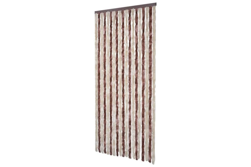 Insektgardin beige og lysebrun 90x200 cm chenille - Hage - Utemiljø - Hagedekorasjon - Myggnett