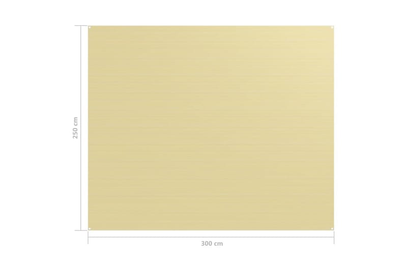 Teltteppe 250x300 cm beige - Hage - Utemiljø - Utendørsoppbevaring - Hagetelt & oppbevaringstelt