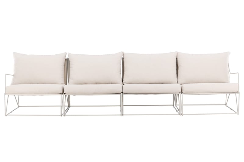 Usteryd 4-seters loungesofa - Beige - Hagemøbler - Loungemøbler - Lounge sofa