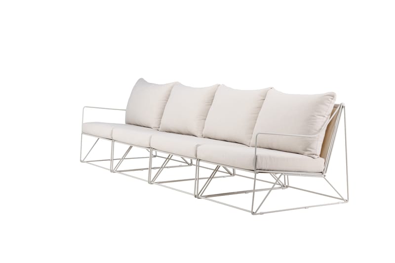 Usteryd 4-seters loungesofa - Beige - Hagemøbler - Loungemøbler - Lounge sofa