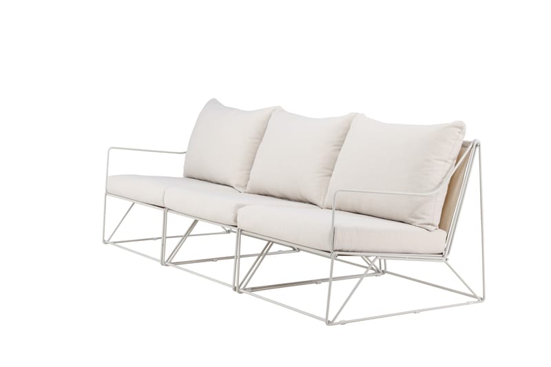 Usteryd 3-seters loungesofa - Beige - Hagemøbler - Loungemøbler - Lounge sofa