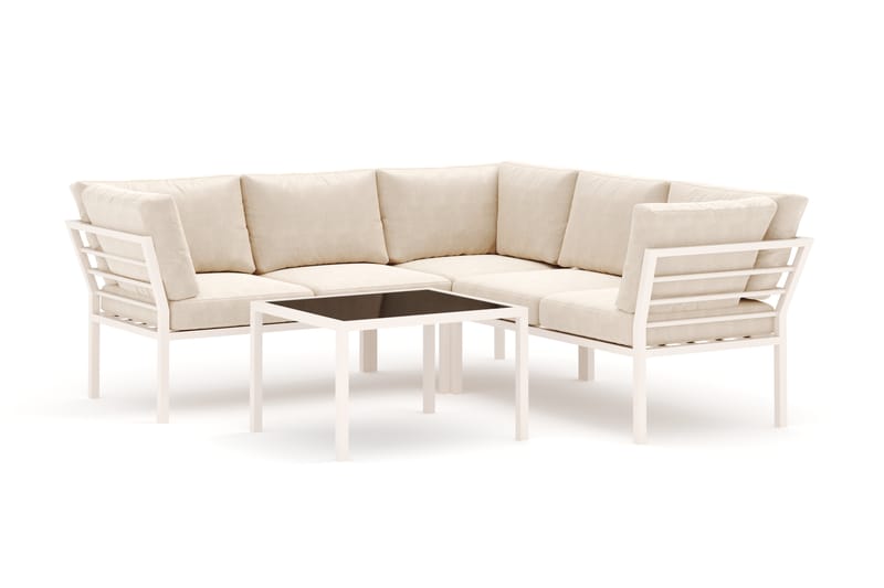 Ariany Sofagruppe 5-seter - Beige - Hage - Utemiljø - Veranda & terrasse - Verandamøbler