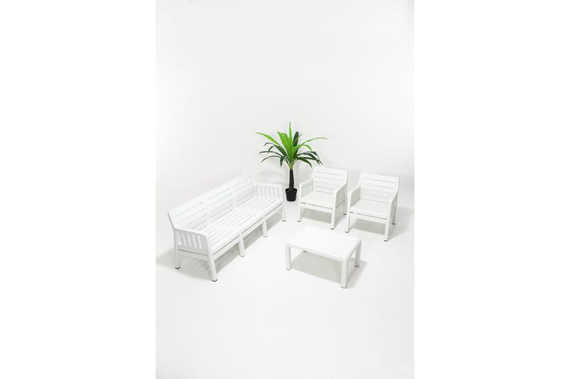 Elvor Sofa 5-seter - Hvit - Hage - Utemiljø - Veranda & terrasse - Verandamøbler