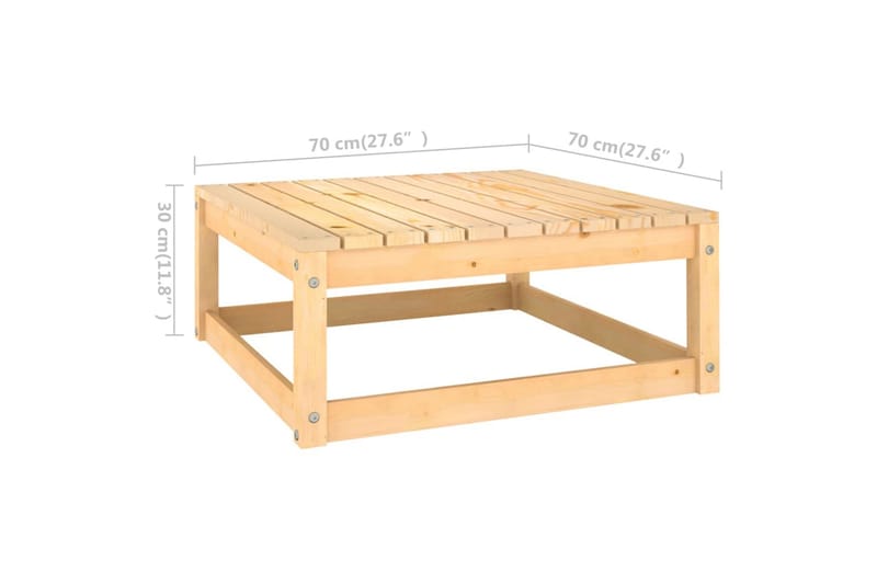 Hagesofagruppe 10 deler heltre furu - Brun - Hage - Utemiljø - Veranda & terrasse - Verandamøbler