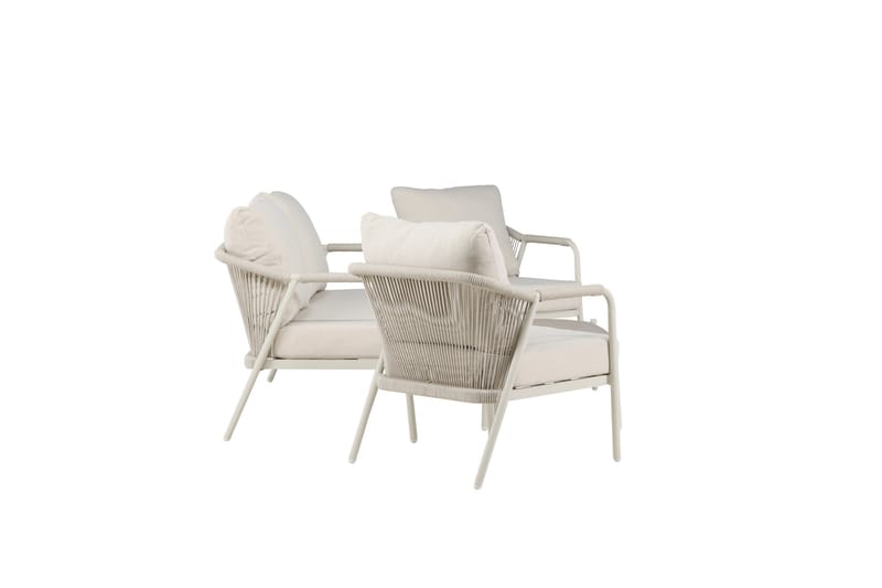 Sicily Sofagruppe Utendørs 4-seter - Beige - Hage - Utemiljø - Veranda & terrasse - Verandamøbler