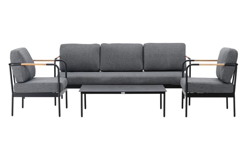 Pehnna Sofa Gruppe 5-seter Svart - Venture Home - Verandamøbler - Sofagruppe utendørs - Loungesett