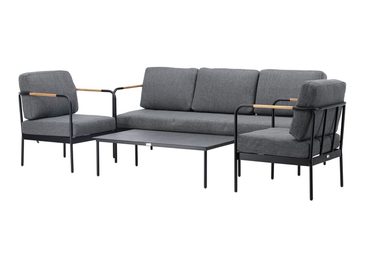 Pehnna Sofa Gruppe 5-seter Svart - Venture Home - Hage - Utemiljø - Veranda & terrasse - Verandamøbler