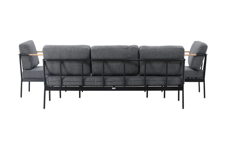 Pehnna Sofa Gruppe 5-seter - Svart - Hage - Utemiljø - Veranda & terrasse - Verandamøbler