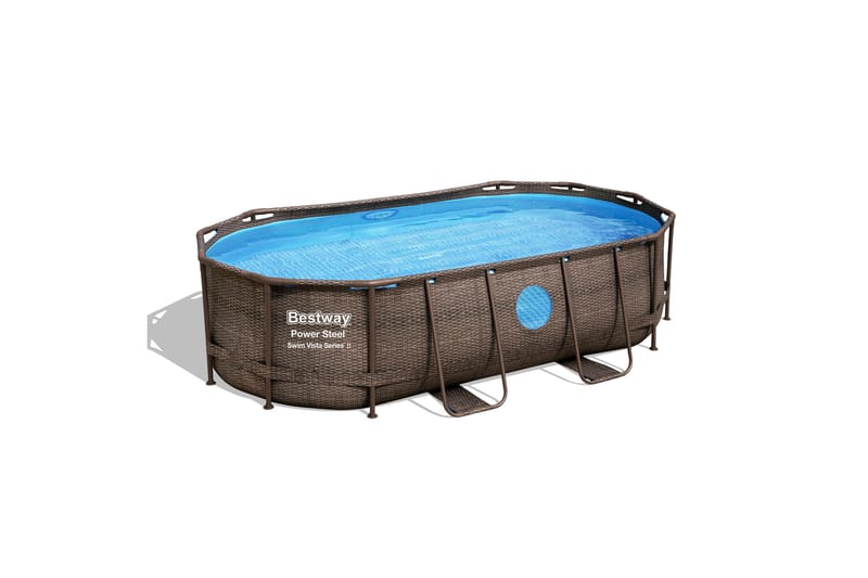 Bestway Power Steel Swim Vista II Over bakken basseng 4,27 x 2,5 m - Bestway - Hage - Utendørsbad - Basseng - Frittstående basseng