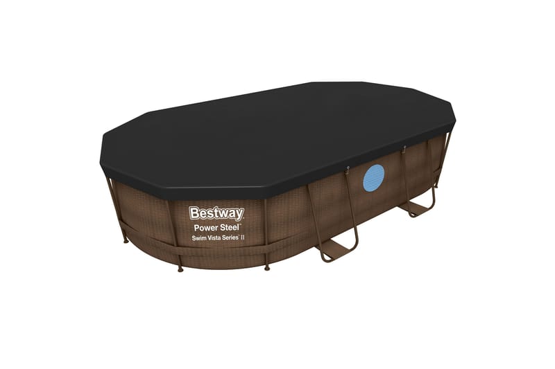 Bestway Power Steel Swim Vista II Over bakken basseng 4,27 x 2,5 m - Bestway - Hage - Utendørsbad - Basseng - Frittstående basseng