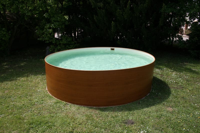 Poolset Avila Treimitat - Ø350x120 cm - Hage - Utendørsbad - Basseng - Frittstående basseng