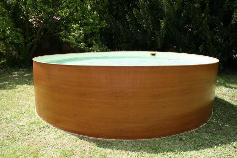 Poolset Avila Treimitat - Ø350x120 cm - Hage - Utendørsbad - Basseng - Frittstående basseng