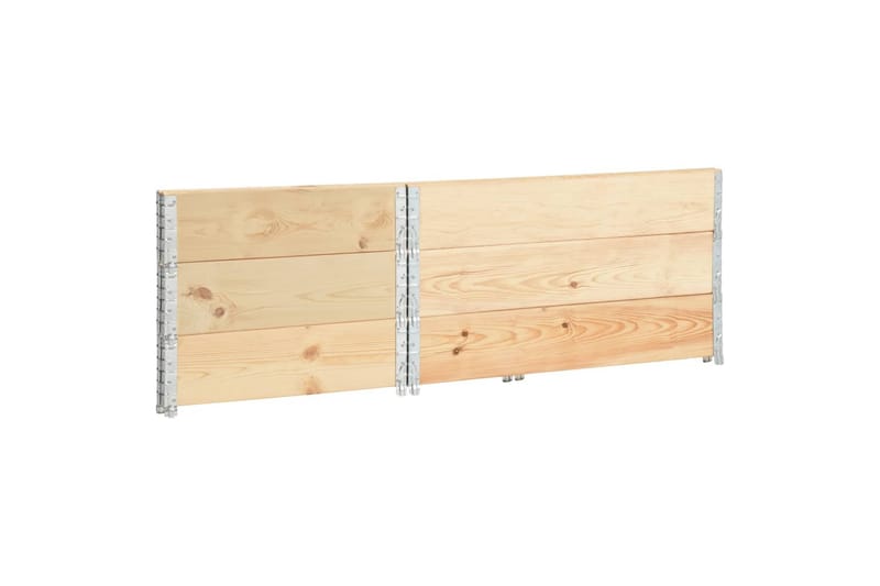 Høybed 3 stk 80x120 cm heltre furu - Hagemøbler - Øvrig utendørs - Tilbehør utendørs - Hagekrukker